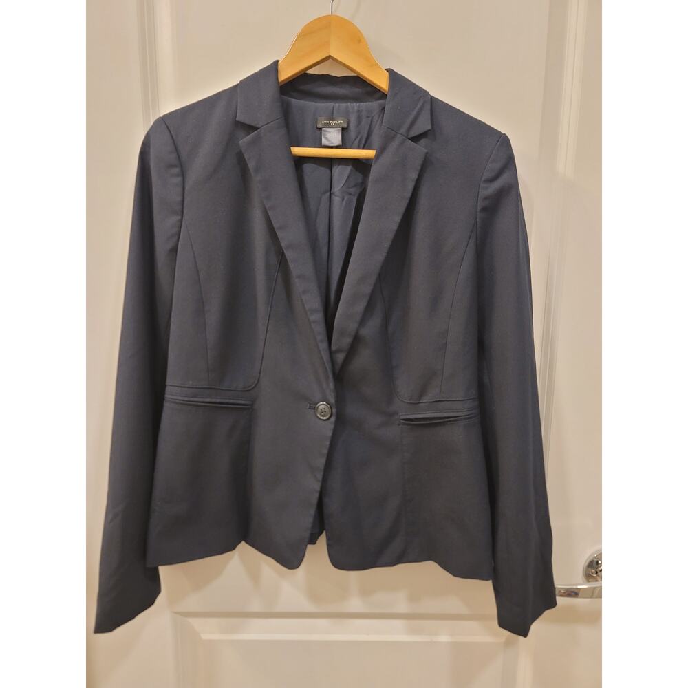 Ann Taylor Navy Blue Blazer